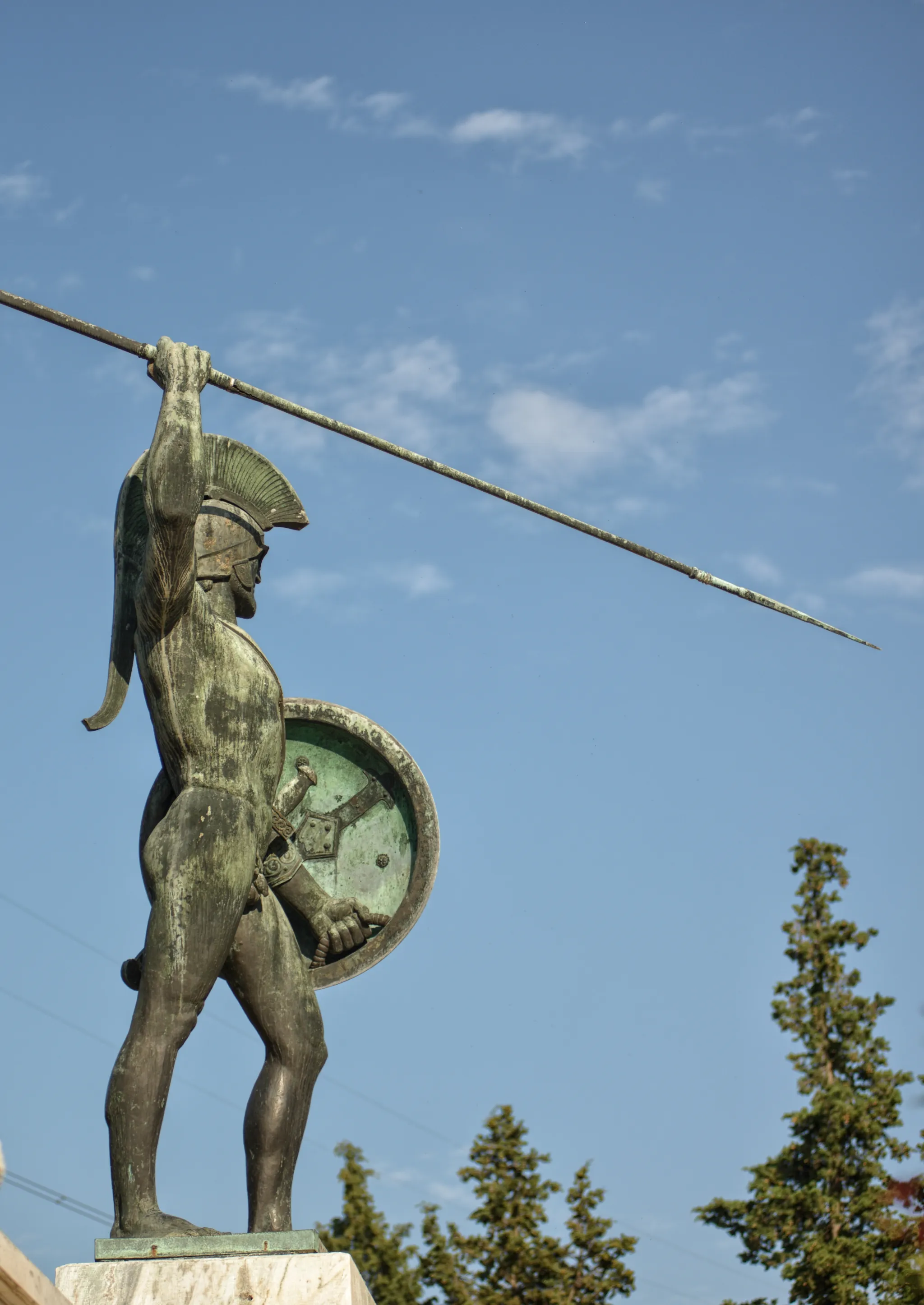 The statue of Leonidas