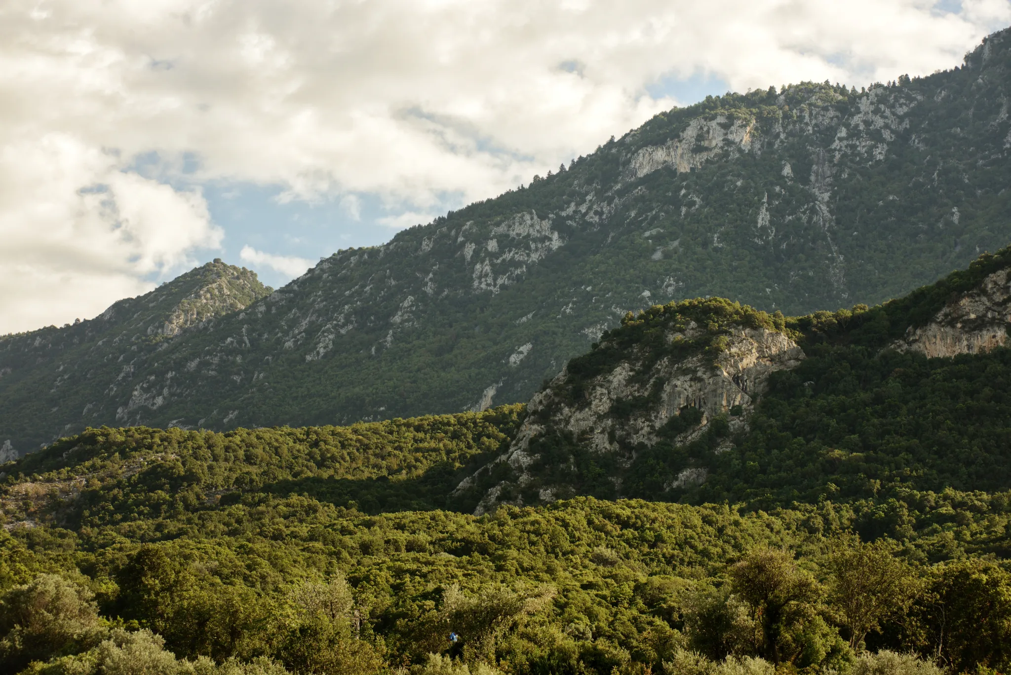 The landscape around Thermopyles