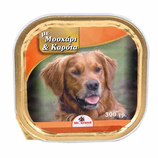 Σκυλοτροφή Μοσχάρι/Καρότα 300γρ.