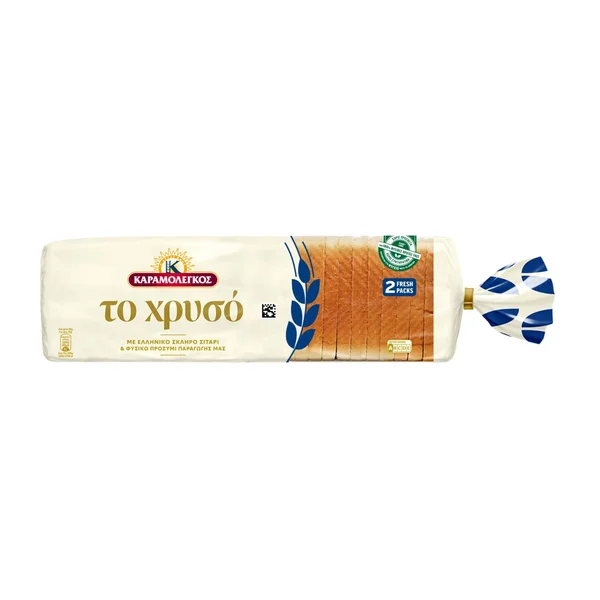 Ψωμί Τοστ Το Χρυσό Σταρένιο 720g