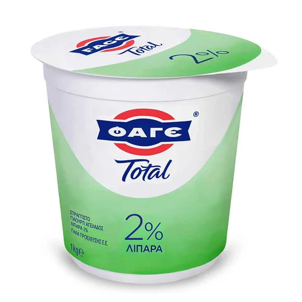 Φάγε Total Γιαούρτι Στραγγιστό 2% Λιπαρά 1kg.