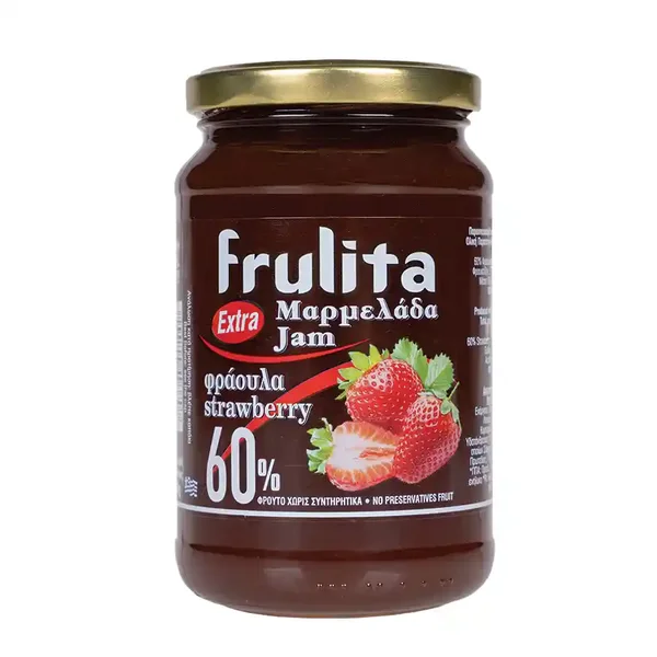 Frulita Μαρμελάδα Φράουλα 60% Φρούτο 400γρ.