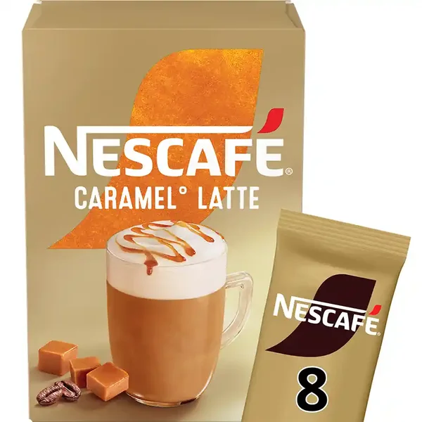 Nescafe Gold Καφές Caramel Latte Σε Φακελάκια 8τεμ.