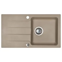 Νεροχύτης DELINIA ένθετος λείος με 1 γούρνα από γρανίτη