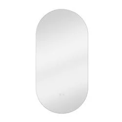 Καθρέπτης μπάνιου Sensea Pill με φωτισμό LED οβάλ Π40xΥ80cm