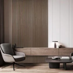 Ηχοαπορροφητικό πάνελ τοίχου 3D QUANTI Καρυδιά 52X244CM 1,27m²