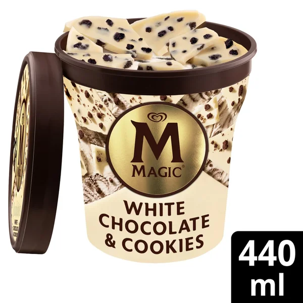 Παγωτό White Chocolate & Cookies 305g