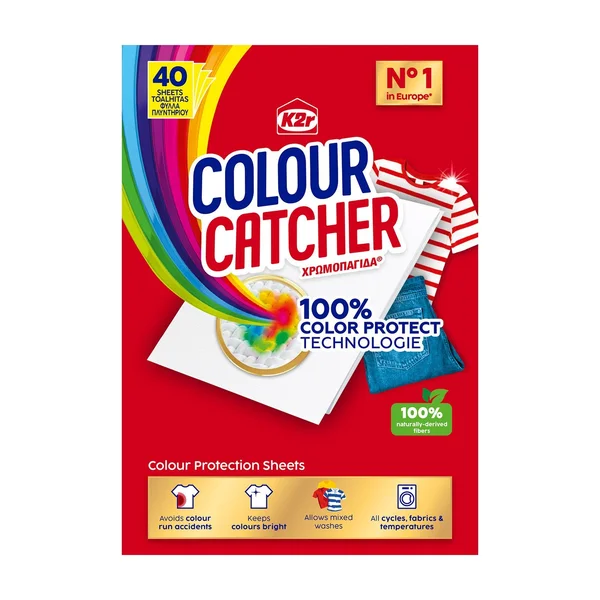 Χρωμοπαγίδα Colour Catcher 40 Τεμάχια