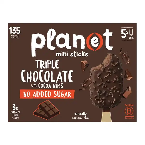 Παγωτό Triple Chocolate With Cocoa Nibs No Added Sugar