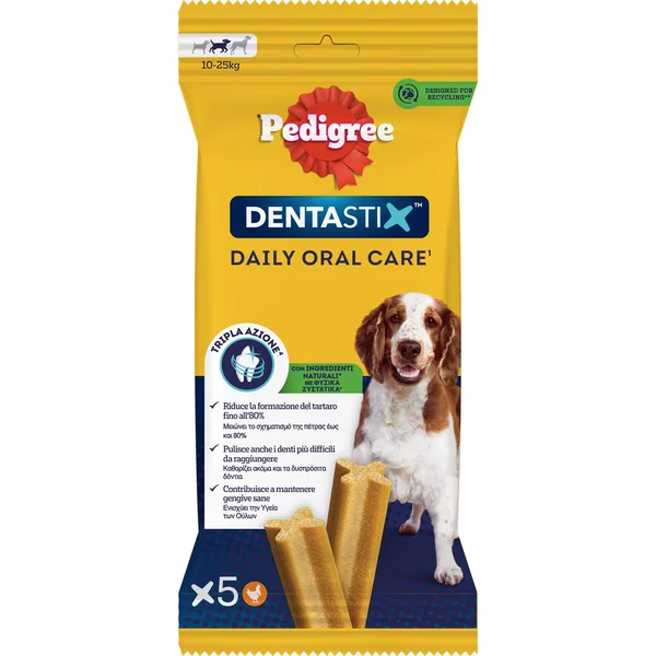 Snack Σκύλων DentaStix Daily Oral Care Medium 10-25kg 128g