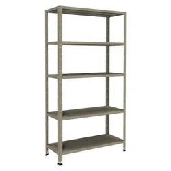 Ραφιέρα μεταλλική SPACEO με 5 ράφια Υ188xΒ40xΜ100 cm