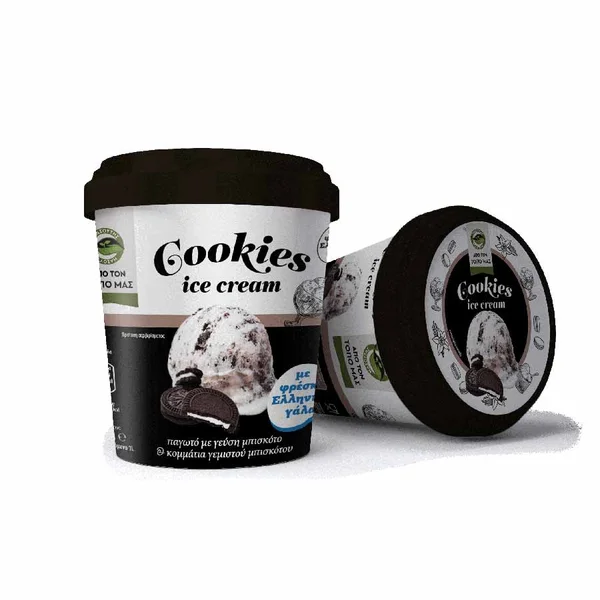 Μασούτης Από Τον Τόπο Μας Παγωτό Cookies 500γρ. /1lt.