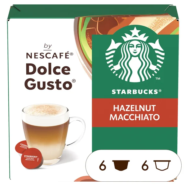 Κάψουλες Καφέ Dolce Gusto Hazelnut Macchiato 123g