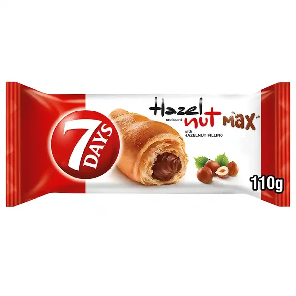 7Days Κρουασάν Με Πραλίνα Φουντουκιού 110γρ.