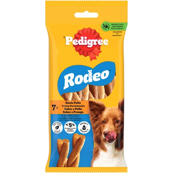Snack Σκύλωv Rodeo Κοτόπουλο 7 Τεμάχια