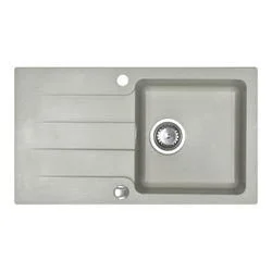 Νεροχύτης DELINIA ένθετος λείος με 1 γούρνα από γρανίτη