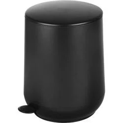Κάδος μπάνιου Fjord μαύρος χωρητικότητας 5L με πεντάλ