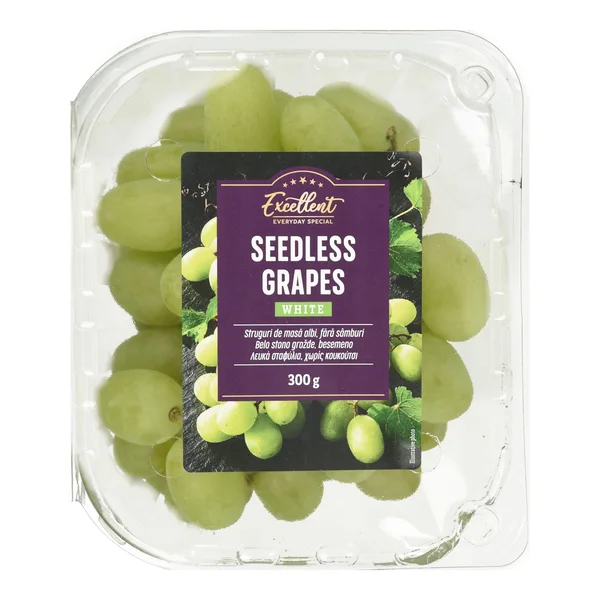 Σταφύλια Λευκά Χωρίς Κουκούτσι Εισαγωγής 300g