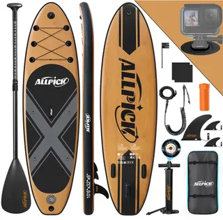 ALLPICK Premium Φουσκωτή Σανίδα SUP με Κουπί & Βάση Κάμερας