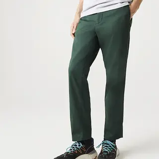 Lacoste Ανδρικό Cropped Chino Παντελόνι Tapered Fit