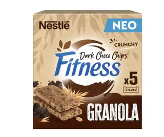 2 + 1 δώρο FITNESS | Μπάρες Δημητριακών Granola Σοκολάτα 5x38g