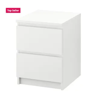 Ikea MALM συρταριέρα με 2 συρτάρια