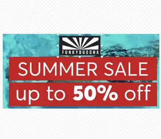 Funky Buddha Summer Sale έως -50%!