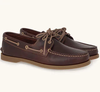Giovanni Morelli Ανδρικά Δερμάτινα Boat Shoes Καφέ/Ταμπά