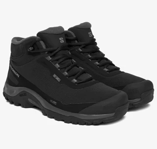 Salomon Shelter Waterproof L47854200 Παπούτσια Πεζοπορίας – Μαύρα