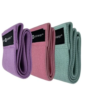 Σετ 3 Υφασμάτινα Λάστιχα Γυμναστικής Διαφορετικών Αντιστάσεων
