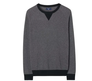 Εικόνα προσφοράς Gant ανδρικό πουλόβερ με contrast τελειώματα | μαύρο