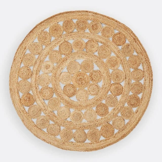 Στρογγυλό χαλί από γιούτα, AFTAS