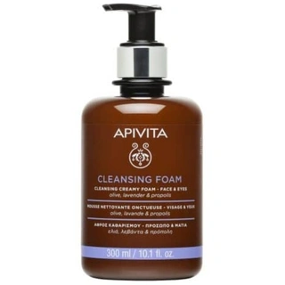 Εικόνα προσφοράς Apivita Creamy & Make-up Remover Face & Eyes Foaming Cleancer 300ml