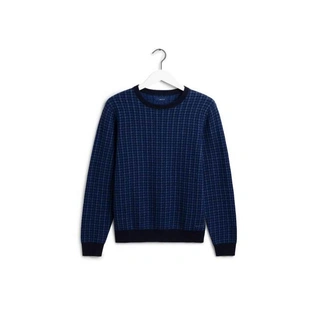 Gant ανδρικό πουλόβερ με pied de poule pattern από Notos