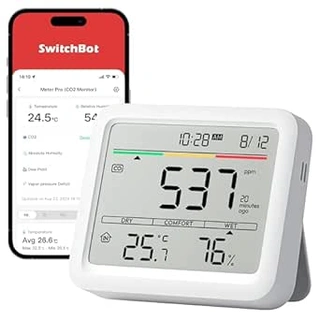 Εικόνα προσφοράς SwitchBot CO2 Detector - Αισθητήρας Ποιότητας Αέρα | Amazon.de