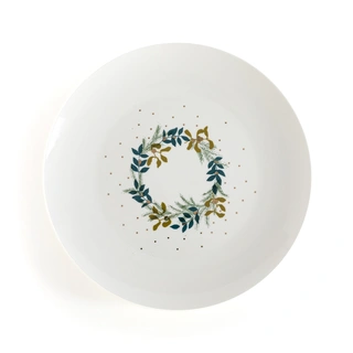 Εικόνα προσφοράς Σετ 4 ρηχά πιάτα από πορσελάνη, Decembre