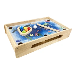 Pin Toys Ξύλινο Μπιλιάρδο - Pucket 2 σε 1 από MiniPini