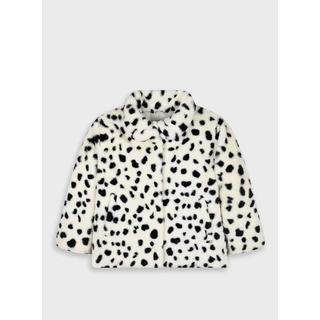 Γούνινο Παλτό (Fake Fur) για Κορίτσια – All Over Print (1 έτους)