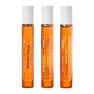 KORRES The Floral Collection Αρωμάτων με Midnight Dahlia, Cashmere Kumquat & White Tea Eau de Toilette 3x10ml