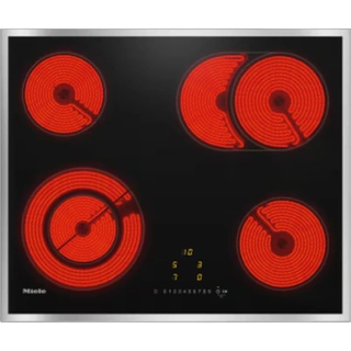 Εντοιχιζόμενη Κεραμική Εστία MIELE KM 6521 FR 61.4 cm Μαύρο