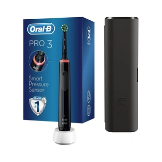 Oral-B Pro 3500 Cross Action Ηλεκτρική Οδοντόβουρτσα Μαύρη
