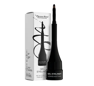 Pierre René Gel Eyeliner No 02 Excentric Brown Καφέ Αδιάβροχο Eyeliner
