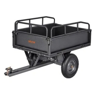 VEVOR Garden Utility Trailer Χαλύβδινο Ρυμουλκούμενο Καρότσι Κήπου 10 cu ft 227 kg HYTCHSTPK10CJT946001V0